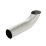 PIPE - 4 INCH ALUMINIZED STEEL, CURVED, 16 INCH LONG