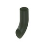 PIPE MUFFLER OUTLET CURVED GREEN CARC 17 IN