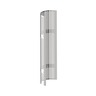 SHIELD - ATD, VERTICAL, MD, 1/2 WRAP, STAINLESS STEEL