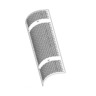 SHIELD - ATD, VERTICAL, MD, 1/4 WRAP, STAINLESS STEEL