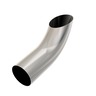 PIPE - CURVED STACK, 4 INCH, POLISHED, STAINLESS STEEL