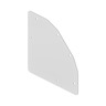 COVER - DEF, SIDE PLATE, POLISHED, 43N