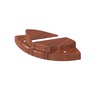 COVER - BUNK MOUNTING BRACKET, WOODGRAIN, RIGHT HAND