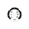 GAUGE - AUXILIARY, REAR SUSPENSION AIR, PSI, BRIGHT