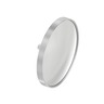 MIRROR - CONVEX - 6 IN , PAINTED WHITE, 1/4 IN
