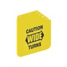 MUDFLAP - 30 INCH, MTR, YELLOW, SYMPLASTIC, RIGHT HAND