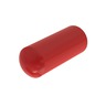 CAP - PLASTIC, PLASTISOL, 0.343 INCH, RED