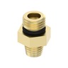 CONNECTOR - STRAIGHT THREAD, O RING, 3/8-24, 1/4