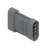 RECEPTACLE - 4 CAVITY, MP150S, PAC12186271, GRAY