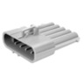 RECEPTACLE - 5 CAVITY, MP280S, PAC12186400, GRAY
