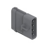 RECEPTACLE - 5 CAVITY, MP280S, PAC15496123, GRAY