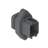 RECEPTACLE - 18 CAVITY, DTV, DUFDTV02-18PA, GRAY