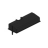 COVER - CONNECTOR, ELECTRICAL - BLACK, POWER DISTRIBUTION MODULE