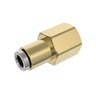 CONNECTOR - STRAIGHT, 1/4 PTC X 1/4 FPT