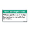 LABEL-ATTENTION,POWER STEERING