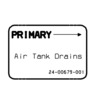 LABEL - AIR TANK MOUNT, PRIMARY