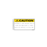 LABEL - MISCELLANEOUS DECAL - WARNING STEP DEPLOY
