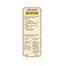 LABEL - MISCELLANEOUS CAUTION, COVER, HINGED