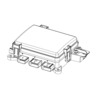 LID - POWER DISTRIBUTION MODULE,CHASSIS,X