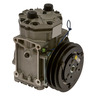 COMPRESSOR - YORK, ET210L, WITH CLUTCH, 2 GROOVE, 6 INCH, 1 WIRE, 12 VOLT
