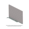 UPHOLSTERY - PANEL, SIDE, 70 INCH, REAR, OPAL GRAY, LEFT HAND