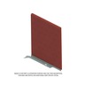 UPHOLSTERY - PANEL, SIDE, 58 INCH, REAR, AUTUMN RED , LEFT HAND