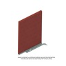 UPHOLSTERY - PANEL, SIDE, 58 INCH, REAR, AUTUMN RED, RIGHT HAND