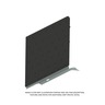 UPHOLSTERY - PANEL, SIDE, 58 INCH, MR, GRAPHITE BLACK, RIGHT HAND