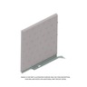 UPHOLSTERY - PANEL, SIDE, 58 INCH, MR, OPAL GRAY, RIGHT HAND