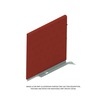 UPHOLSTERY - PANEL, SIDE, 58 INCH, MR, AUTUMN RED, RIGHT HAND