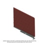 UPHOLSTERY - PANEL, SIDE, 70 INCH, MR, AUTUMN RED, LEFT HAND