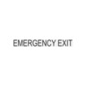 DECAL - EMERGENCY EXIT