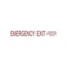 DECAL - EMERGENCY EXIT OPERATION