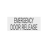 DECAL - EMERGENCY DOOR RELEASE
