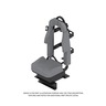 SEAT - 90 DEGREE SCBA TOOLBOX AND BRACKETS GRAY IND