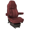 SEAT - LEGACY LO, MID BACK, BURGUNDY DURA LEATHER