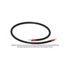 CABLE-POS, RED, 2 GA., 3/8 X 3/8, 50IN.
