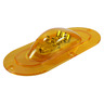 SIDE TURN LAMP - YELLOW - OVAL - FLANGED LED