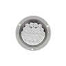 LAMP - LED, STAINLESS STEEL, BACK UP, 4 IN, ROUND WITH INTEGRATED FLANGE, CLEAR