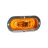 YELLOW, LED, SIDE TURN LAMP, WITH STAINLESS STEELFLANGE