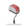LAMP - MARKER, LIGHT ASSEMBLY RED ARMORED4CP NO CONN