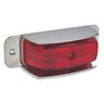 LAMP - MARKER WITH SHIELD, 2 BULB, 2 WIRE, RED