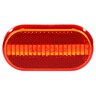 SIGNAL - STAT, OVAL, RED, ACRYLIC, REPLACEMENT LENS, SNAP - FIT