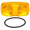 SIGNAL - STAT, OVAL, YELLOW, ACRYLIC, REPLACEMENT LENS, SNAP - FIT