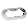 SNAP-IN FLANGE - SURFACE MOUNT, CHROME PLATED