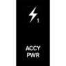 RCKR-W4,2POS,ACCY PWR 1