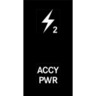 RCKR-W4,2POS,ACCY PWR 2