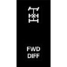 SWITCH - FLT, 2 POSITION, FORWARD DIFFERENTIAL