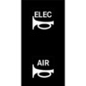 SWITCH - FLT, 2 POSITION, ELECTRICAL-AIR HORN SELECT