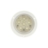 LAMP-DOME, 6 LED H/WHITE FLANGE
